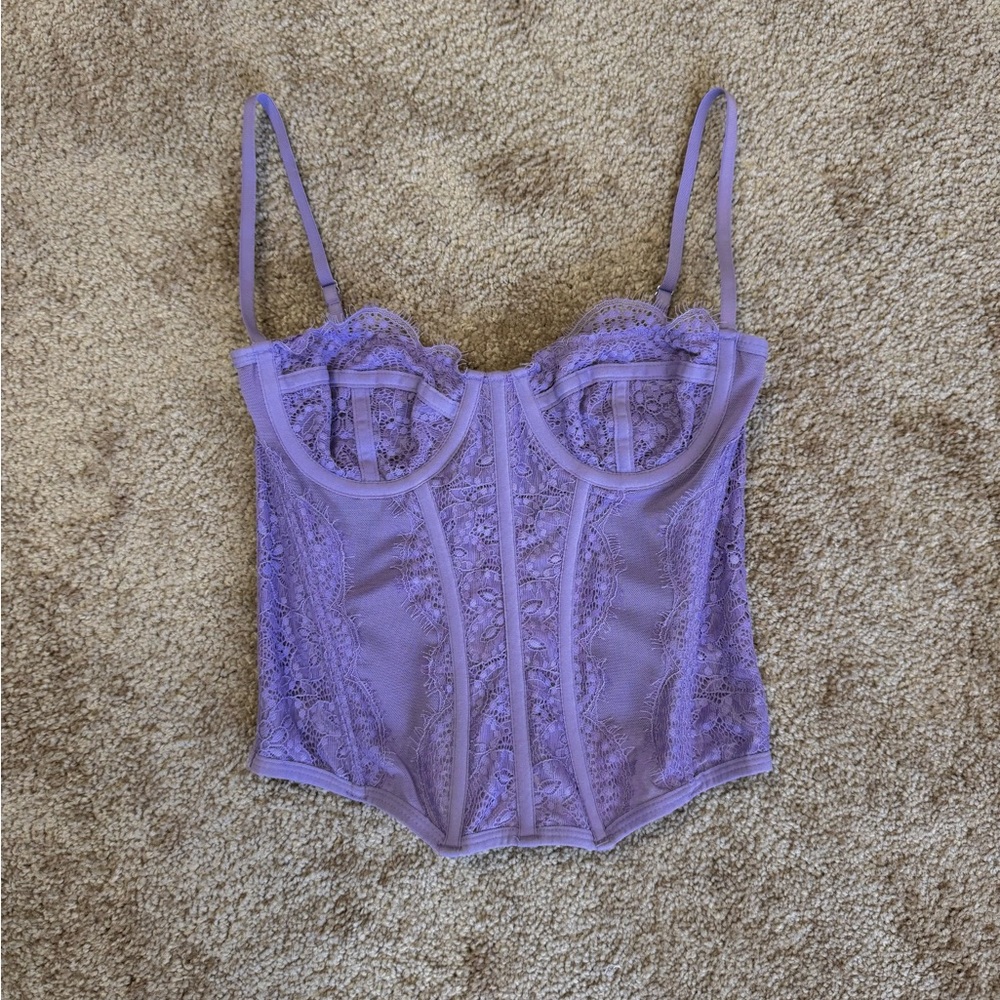 Urban Outfitters Lilac Corset Top